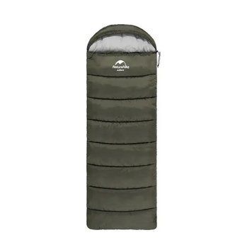 Спальник з капюшоном Naturehike U250S NH20MSD07, (0&deg;C), лівий, темно-зелений 6927595764305-L фото