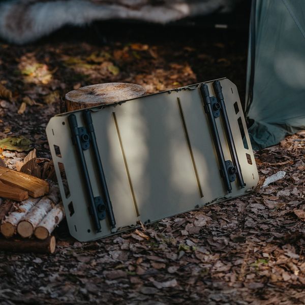Складаний стіл Naturehike CNK2450JJ025, 80х40 см, алюміній, оливковий 6977465868626 фото