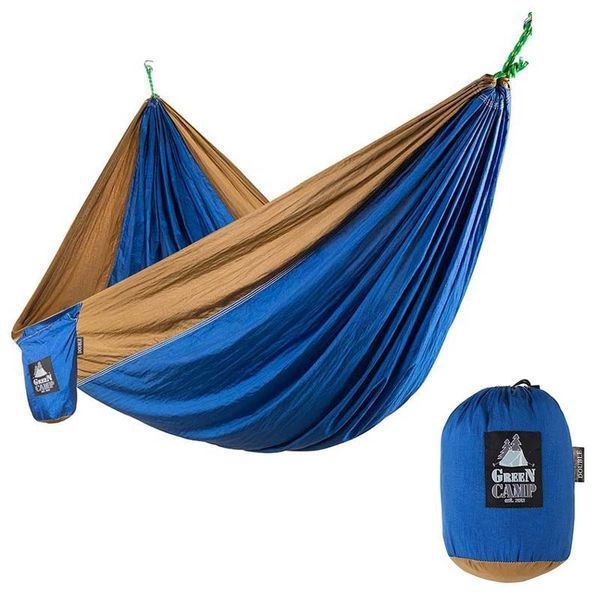 Гамак (300 см х 200 см) до 200 кг з чохлом Green Camp Voyage GC-GK6 фото