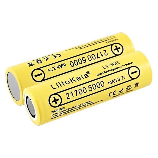 Акумулятор LiitoKala Lii-50E 21700 5000mah battery Lii-50E фото