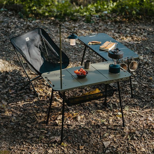 Складной стол Naturehike CNK2450JJ025, 80х40 см, алюминий, черный 6977465868688 фото