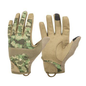 Рукавички тактичні Helikon-Tex Range Tactical Gloves - PenCott WildWood / Coyote A, розмір L RK-RNG-PO-4511A-B05 фото