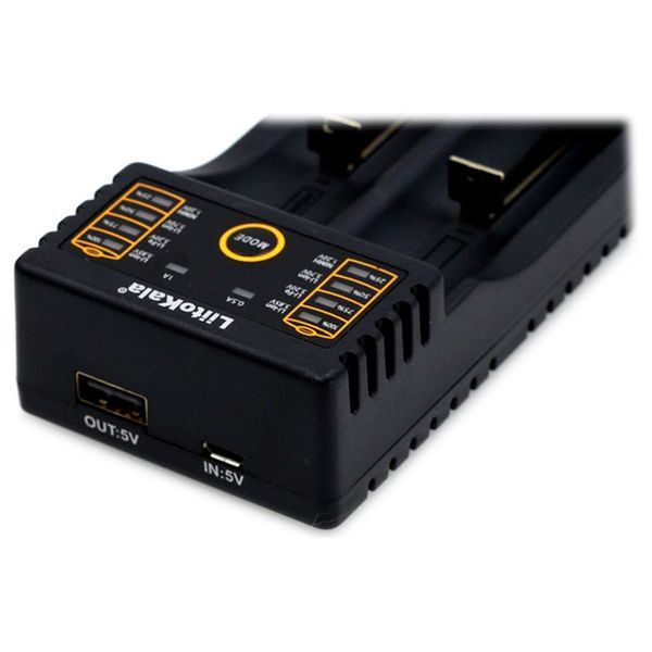 Зарядний пристрій Liitokala Lii-202, Ni-Mh/Li-ion/Li-Fe/LiFePO4, USB, Powerbank, LED, Box Lii-202 фото