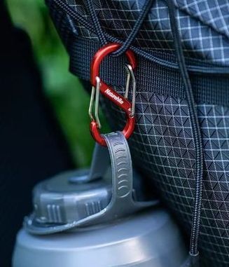 Карабін багатофункціональний&nbsp;Naturehike&nbsp;S-type&nbsp;NH20GS004, 50 мм, 2 шт, червоний 6927595747117 фото