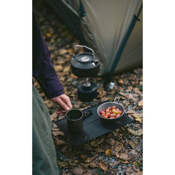 Складаний стіл Naturehike CNK2450JJ024, 31х21 см, алюміній, чорний 6927595791868 фото