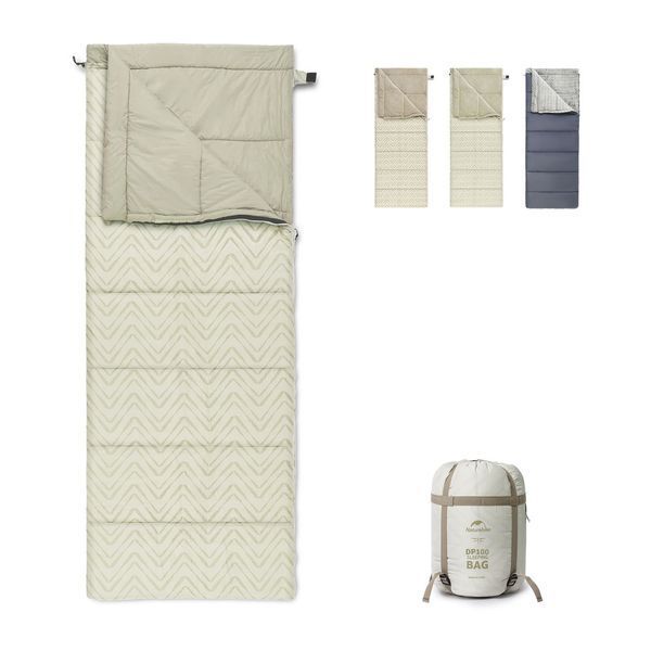 Спальный мешок Naturehike DP100 CNK2300SD012, бежевый 6976023923562 фото