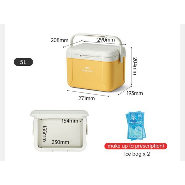Туристичний холодильник Naturehike CNK2450CF012, 5 л, зелений 6975641884477 фото