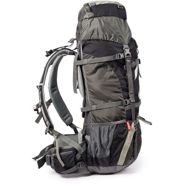 Рюкзак туристичний Naturehike NH70B070-B, 70 л + 5 л, чорно-сірий 6927595709009 фото