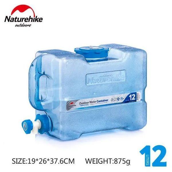 Канистра для воды Naturehike PC7 NH18S012-T, 12 л, синяя 6927595726617 фото