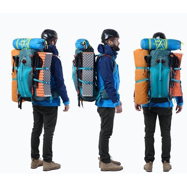 Рюкзак туристический Naturehike NH16Y020-Q, 55 л, черный 6927595787915 фото
