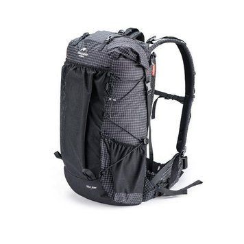 Рюкзак туристический Naturehike Rock NH19BP095, 60+5 л, графит в клетку 6927595761649 фото