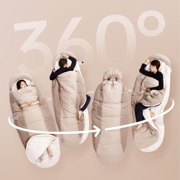 Спальный мешок овальный Naturehike PS200 CNK2350WS026, серый 6976507664233 фото