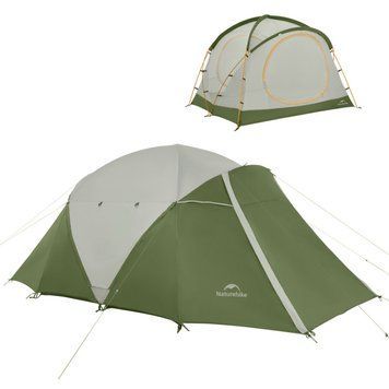 Намет чотиримісний Naturehike KOTA 4 CNK2450WS041, темно-зелений 6927595777886 фото