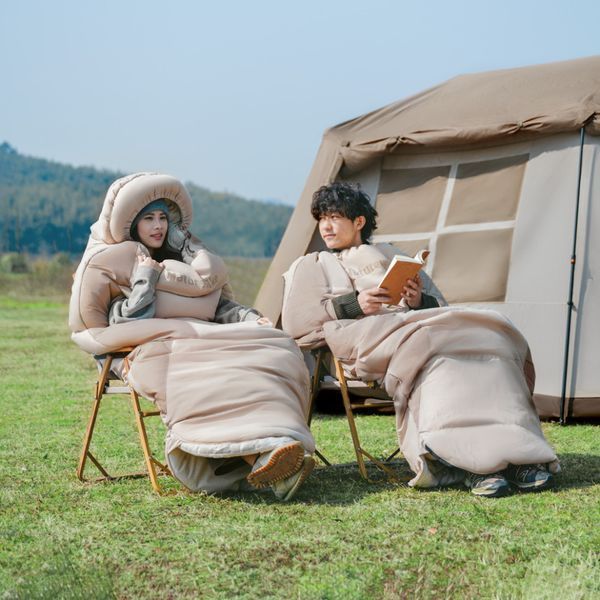 Спальний мішок овальний Naturehike PS200 CNK2350WS026, бежевий 6976507664226 фото