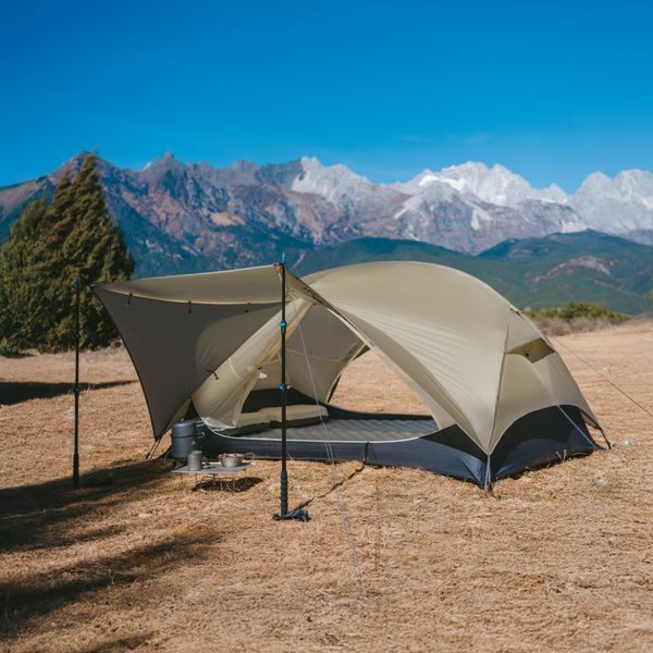 Намет двомісний ультралегкий Naturehike Mongar UL CNK2550WS016, коричневий 6927595770399 фото