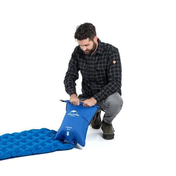 Герметичний мішок для накачування&nbsp;матрацу Naturehike&nbsp;FC-10&nbsp;NH19Q033-D&nbsp;blue 6927595734285 фото