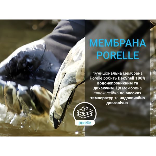 Водонепроницаемые перчатки Dexshell Drylite2.0 Gloves (M) темный камуфляж DG9946RTC2.0M фото