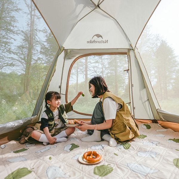 Намет тримісний автоматичний із тентом Naturehike Ango Picnic CNK2450WS021, коричневий 6976023922817 фото