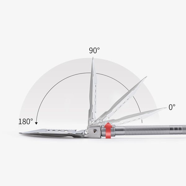 Лопата Naturehike Multifunctional outdoor shovel NH20GJ002, серебристый 6927595761847 фото