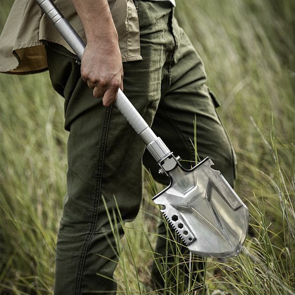 Лопата Naturehike Multifunctional outdoor shovel NH20GJ002, серебристый 6927595761847 фото