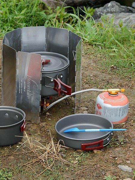 Вітрозахисний екран для пальника&nbsp;Naturehike NH&nbsp;10&nbsp;NH20CJ008&nbsp;steel 6927595749777 фото