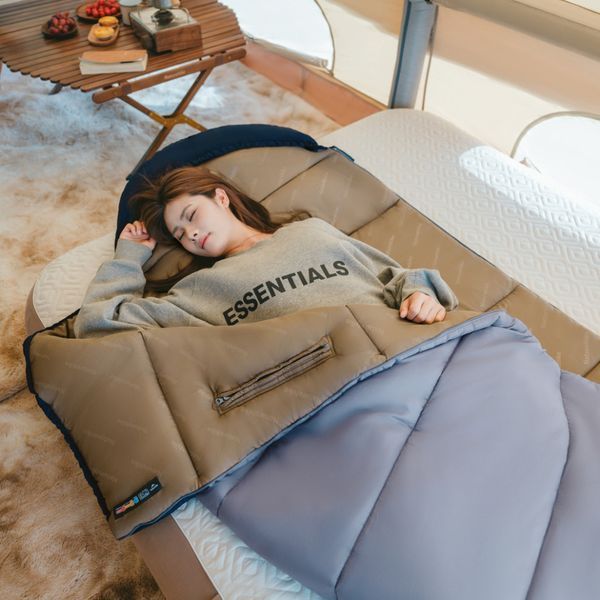 Спальник з капюшоном Naturehike Sunny Day PL02 U250 CNK2550WS028, (8,5&deg;C), лівий, блакитно-синій 6977465868381 фото