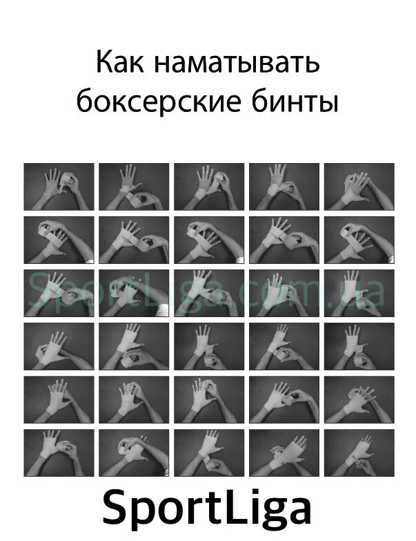 Как наматывать боксерские бинты